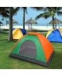 2-Person Waterproof Camping Dome Tent for Outdoor Hiking Survival Orange & Green