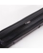 1/2 4-Hole Imitated Leather Pool Cue Case with Handle Black