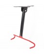 Wall-mounted Hook Style Portable Bicycle Display Rack Black & Red