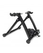 Fixed 5 Levels Linear Control Magnetic Reluctance Bike Trainer with Front Wheel Riser Block and Quic