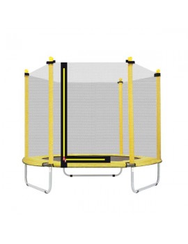 [US-W]60" Round Outdoor Trampoline with Enclosure Netting