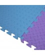 54 Pcs Household Anti-Skid Moisture-Proof Eva Environmental Protection Ground Mat Fitness Mat Leaf Pattern Six Colors