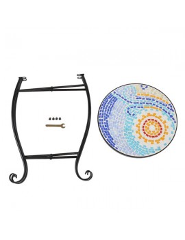 Mosaic Stained Glass Sun Surface Flower Stand
